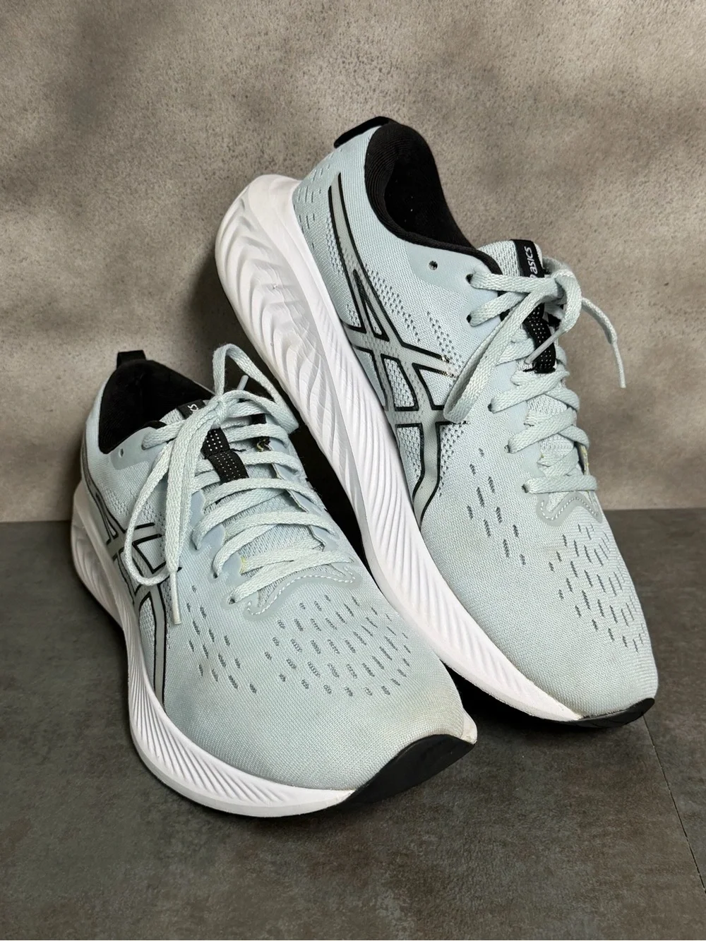 Asics Gel-Excite 10 Men's Cool Grey/Black Running Shoes 1011B600 Size 9
